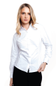 Camisa Oxford para dama manga larga