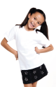 Playera infantil cuello redondo