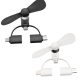 Mini ventilador portátil 3 en 1