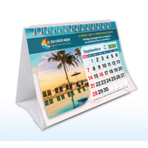 Calendario de escritorio personalizable E81