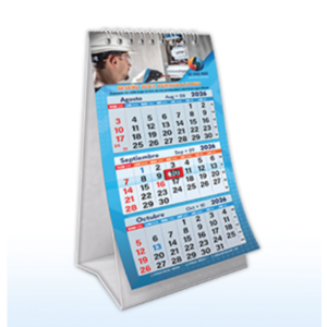Calendario de escritorio personalizable Ev62