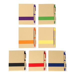 Libreta ecológica con  bolígrafo