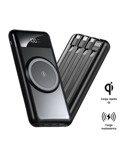 Powerbank Qi 4 en 1